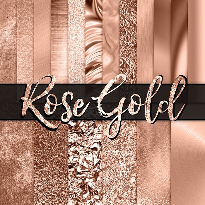Rose Gold Digital Paper -  rose gold background, rose gold paper, ros…