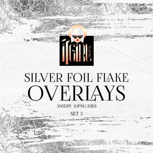 Silver Frames Clipart, silver borders overlays, silver digital frames, silver foil, PNG clipart, abstract paint, download itgirldigital
