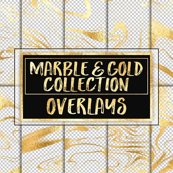 Gold Foil Marble Overlays  - clipart gold foil marble veins  glitter metallic marble clipart marble texture scrapbooking invitation card