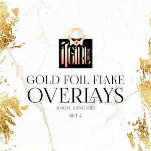 Goud folie vlok clipart, gouden randen overlays, goud folie frames, goud grunge, PNG clipart, bladgoud kunst, gouden design elemets, gouden clipart