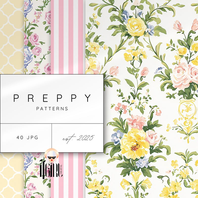 Preppy Yellow - Etsy