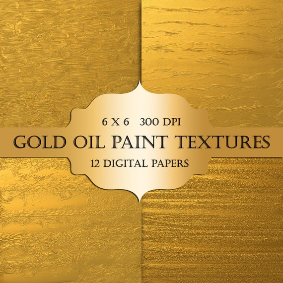 Gold Paint Digital Paper, Gold Digital Background, Craft