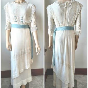 Antique Edwardian 1910s Era Dress