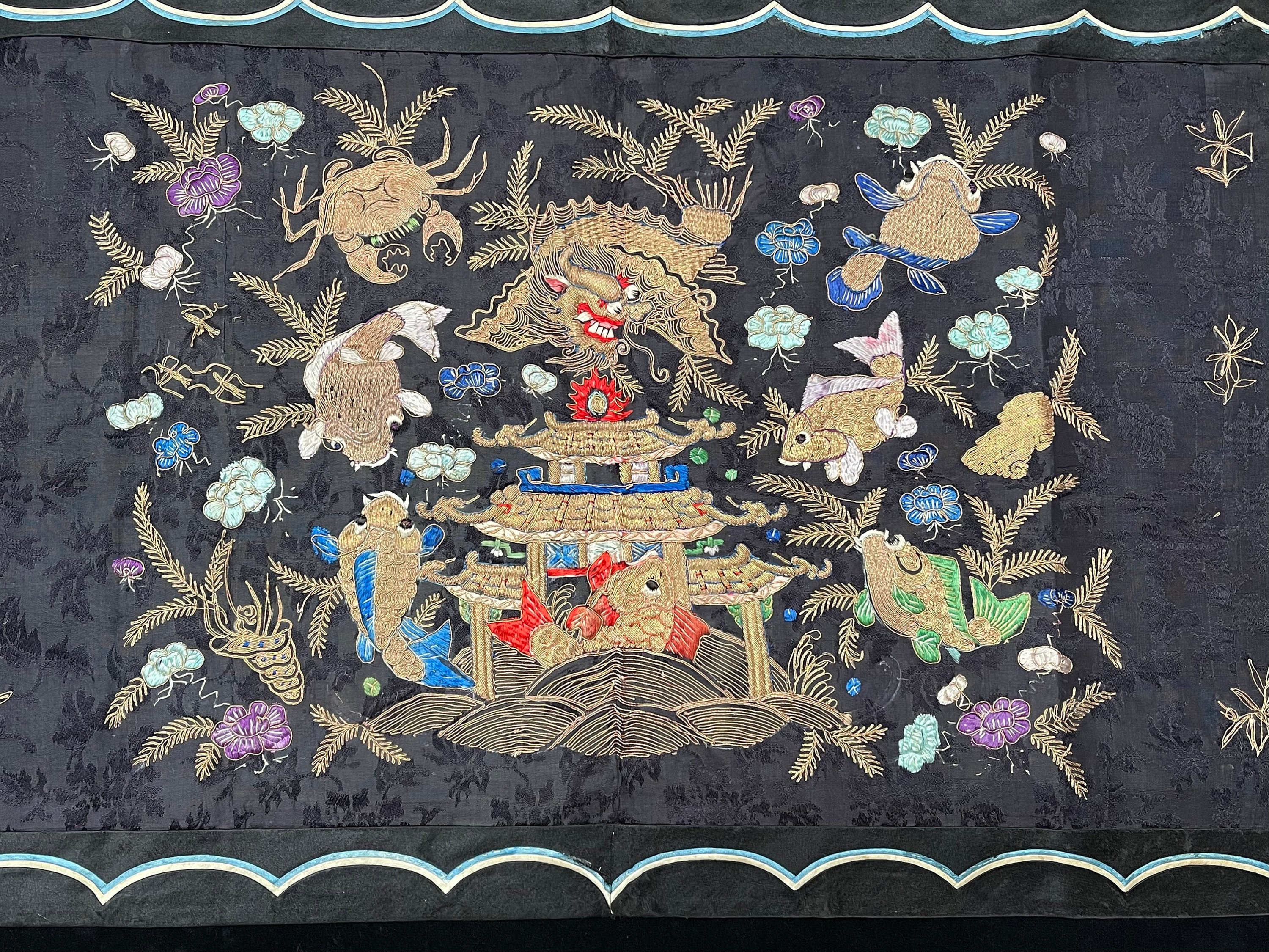 中国の古い刺繍飾り、西湖風景、骨董品 il_fullxfull.3750055235_jzcc.jpg
