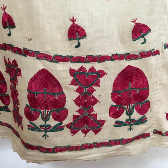 Antique Asian Shawl Sindi Abochhini Shawl Embroid… - image 7