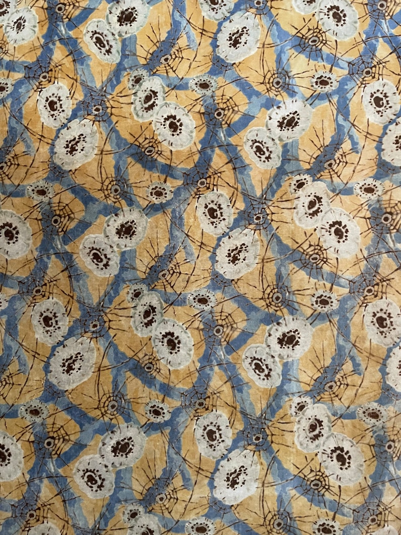 Printed Velvet Fabric 1920s Vintage Fabric Antique Fabric Etsy UK