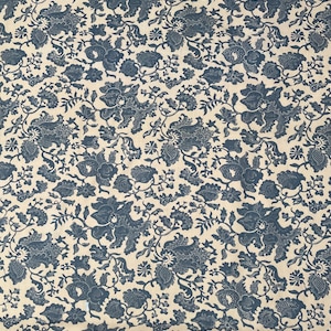 Antique Textile Sample French Textile Sample Textile for Study Design Collectible Textiles Vintage Home Decor Light Blue
