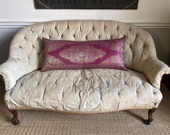 Antique Silk Brocade Cushions  19th Century Silk Pillows Bespoke Cushion Collection Handmade Antique Pillows Vintage Interior Decor