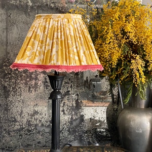 Antique Handmade Bespoke Lampshade Antique French Textiles Interior Decor Textile Decorative Vintage Home Interiors Collectable