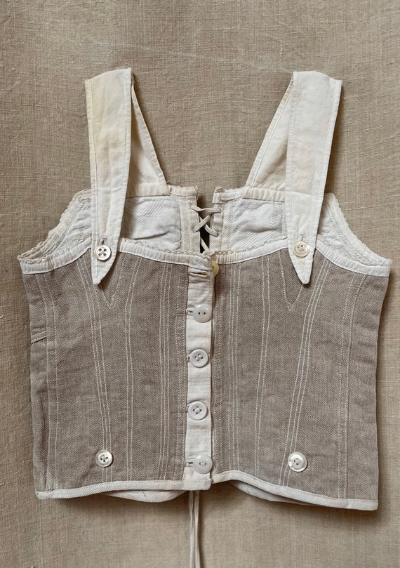 Child’s Liberty Bodice Corset 19th Century Underw… - image 4