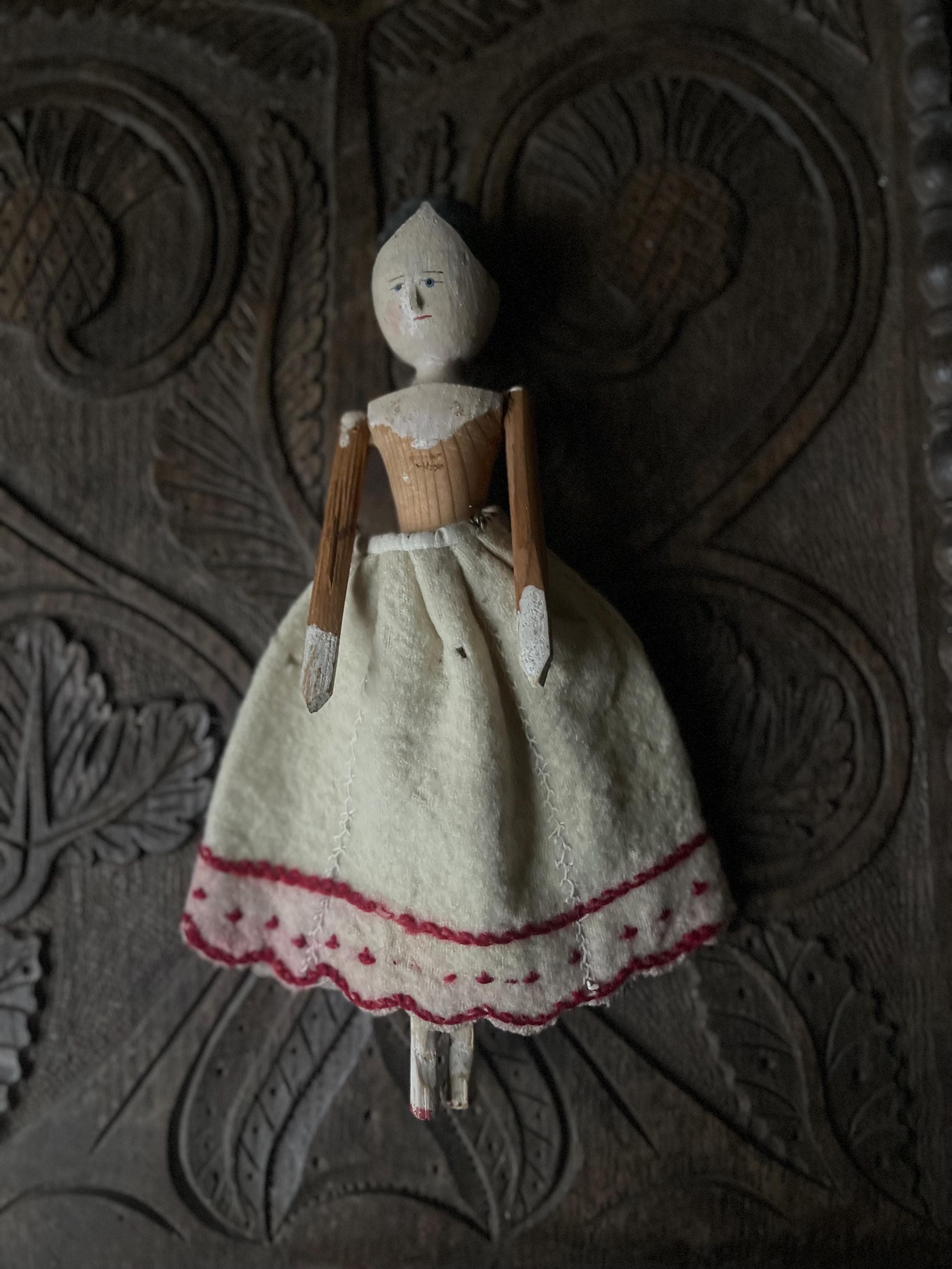 Antique peg doll - Etsy 日本