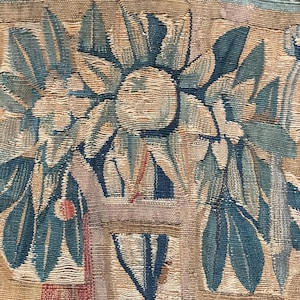 Antique Tapestry Panel 17th Century Antique Tapestry Collectible Textile Antique Handmade Interiors Antique Wall Art Vintage Home Decor
