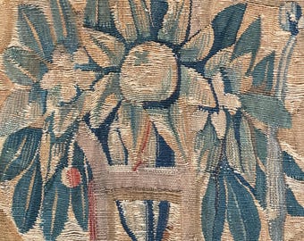 Antique Tapestry Panel 17th Century Antique Tapestry Collectible Textile Antique Handmade Interiors Antique Wall Art Vintage Home Decor