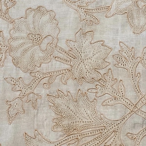 Antique Silk Embroidery 18th Century Collectible Antique Textiles Wall Decor Interiors Vintage Home Decor Textile Study Wall Hanging
