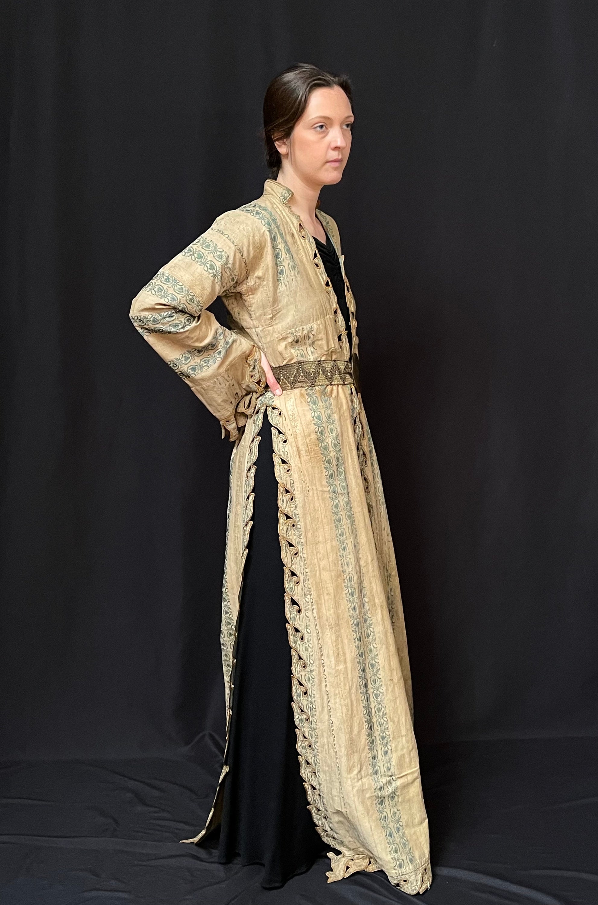 Ottomon Robe Antique Ottoman Silk Brocade Robe: Turkish Historical Costume - Etsy