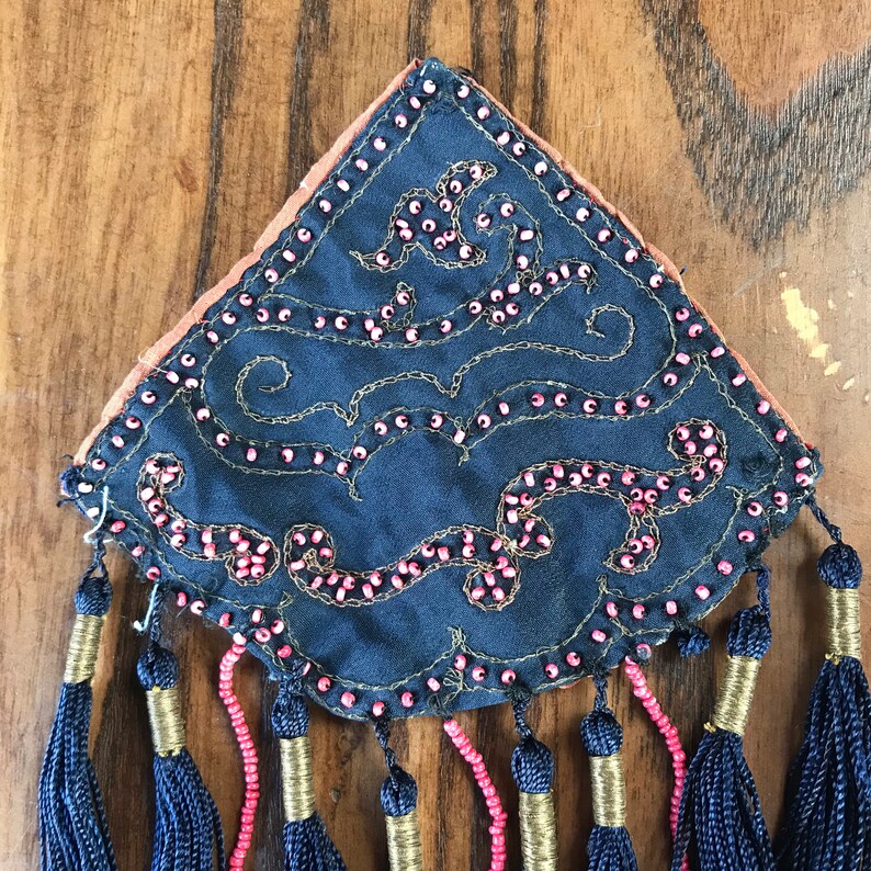 Pair of Beaded Tassels 1920s Dress Tassels Flapper Etsy