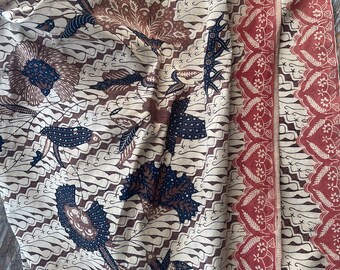 Antieke Indonesische batiksarong: 19e-eeuwse Java-textielkunst