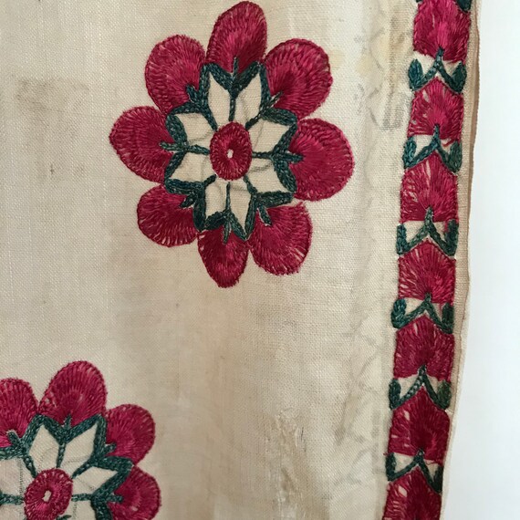 Antique Asian Shawl Sindi Abochhini Shawl Embroid… - image 3