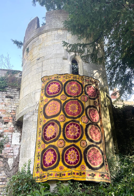 Vintage suzani wall hanging hotsell