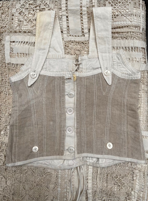 Child’s Liberty Bodice Corset 19th Century Underw… - image 6