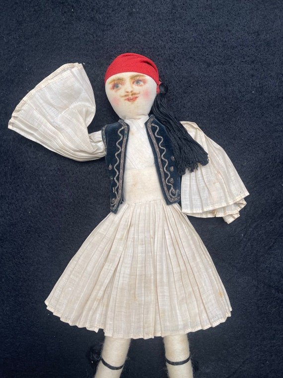 民族衣装人形 ギリシャ男性衣装人形 コレクター向け 民族衣装 衣装研究