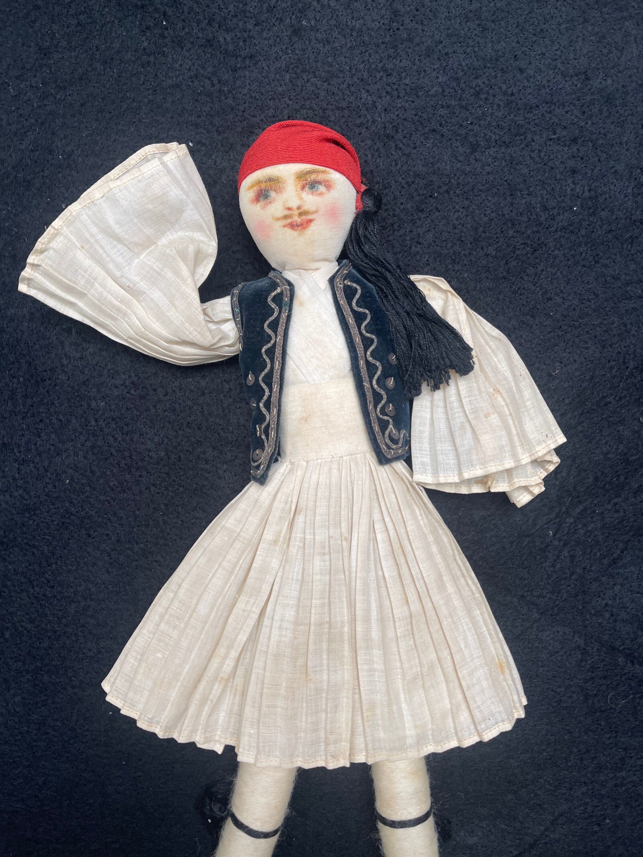 民族衣装人形 ギリシャ男性衣装人形 コレクター向け 民族衣装 衣装研究