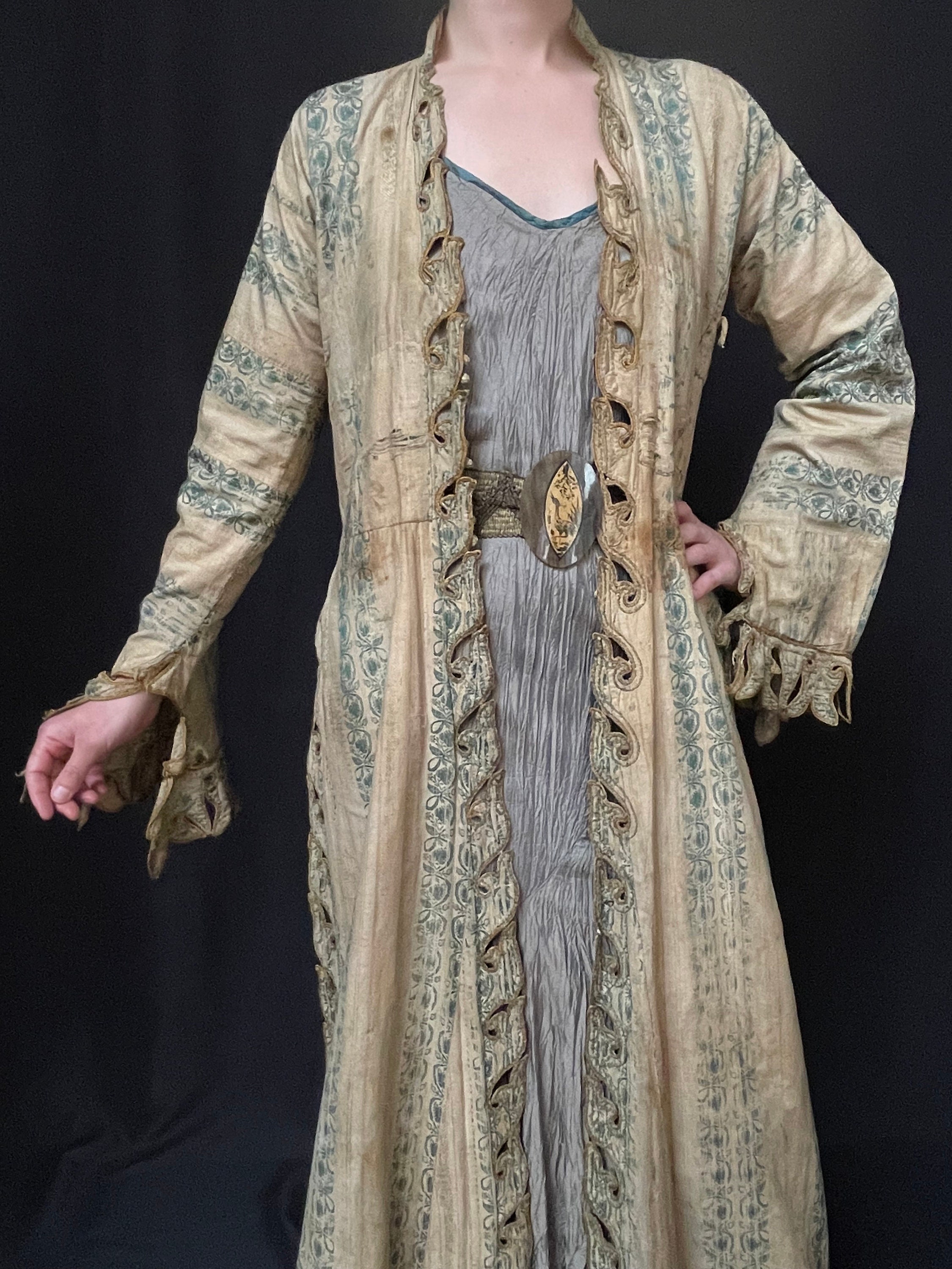 Ottomon Robe Antique Ottoman Silk Brocade Robe: Turkish Historical Costume - Etsy