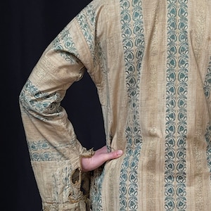 Antique Ottoman Silk Brocade Robe: Turkish Historical Costume - Etsy