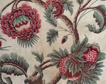 19世紀フランスの更紗綿パネル：花柄生地の残骸 - Etsy 日本
