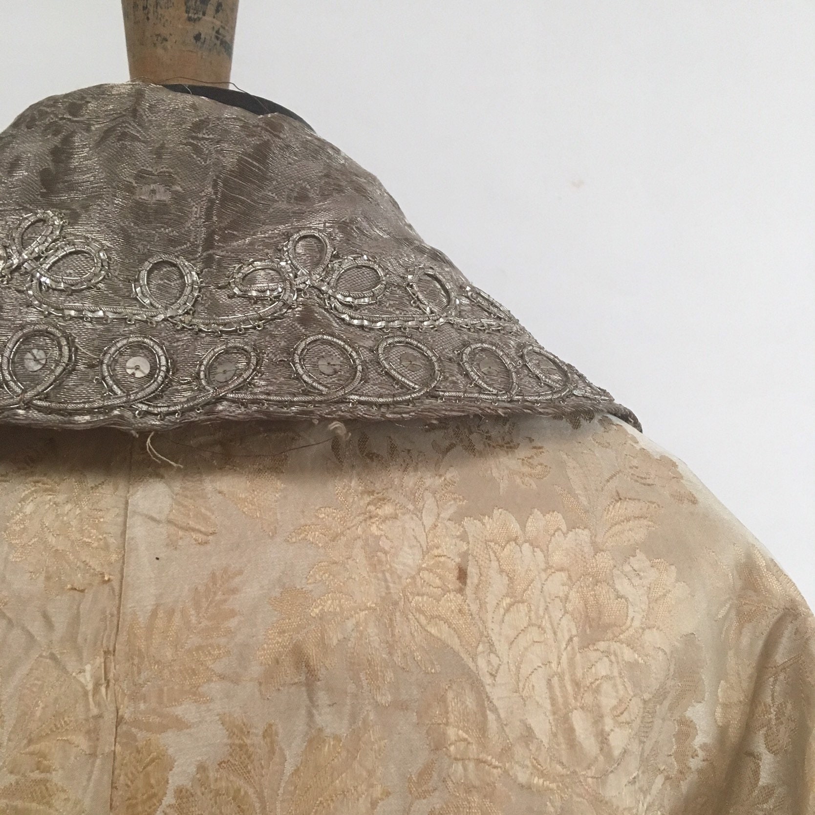 Antique Cape Embroidered Cape Antique Collectible Textile Etsy