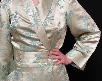 Vintage Robe Silk Robe Silk Brocade Coat 1930's Silk Brocade Vintage Robe Silk Robe Silk Brocade Coat 1930's Silk Brocade