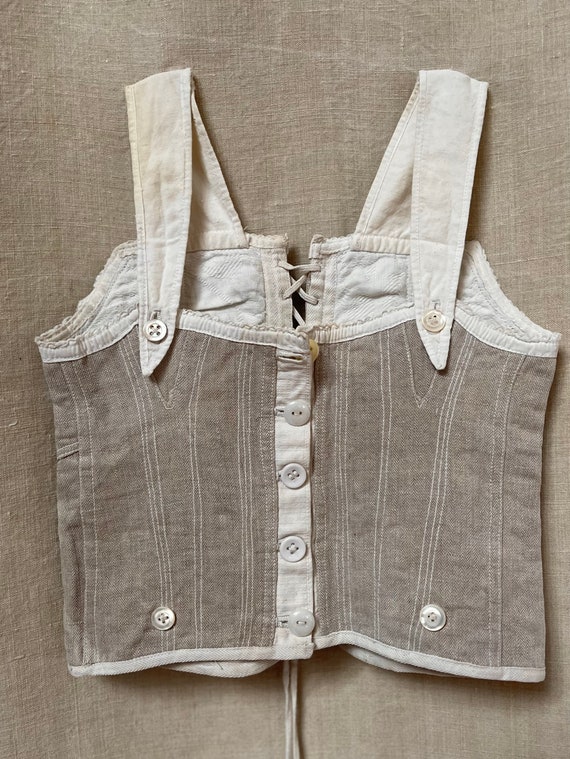 Child’s Liberty Bodice Corset 19th Century Underw… - image 3