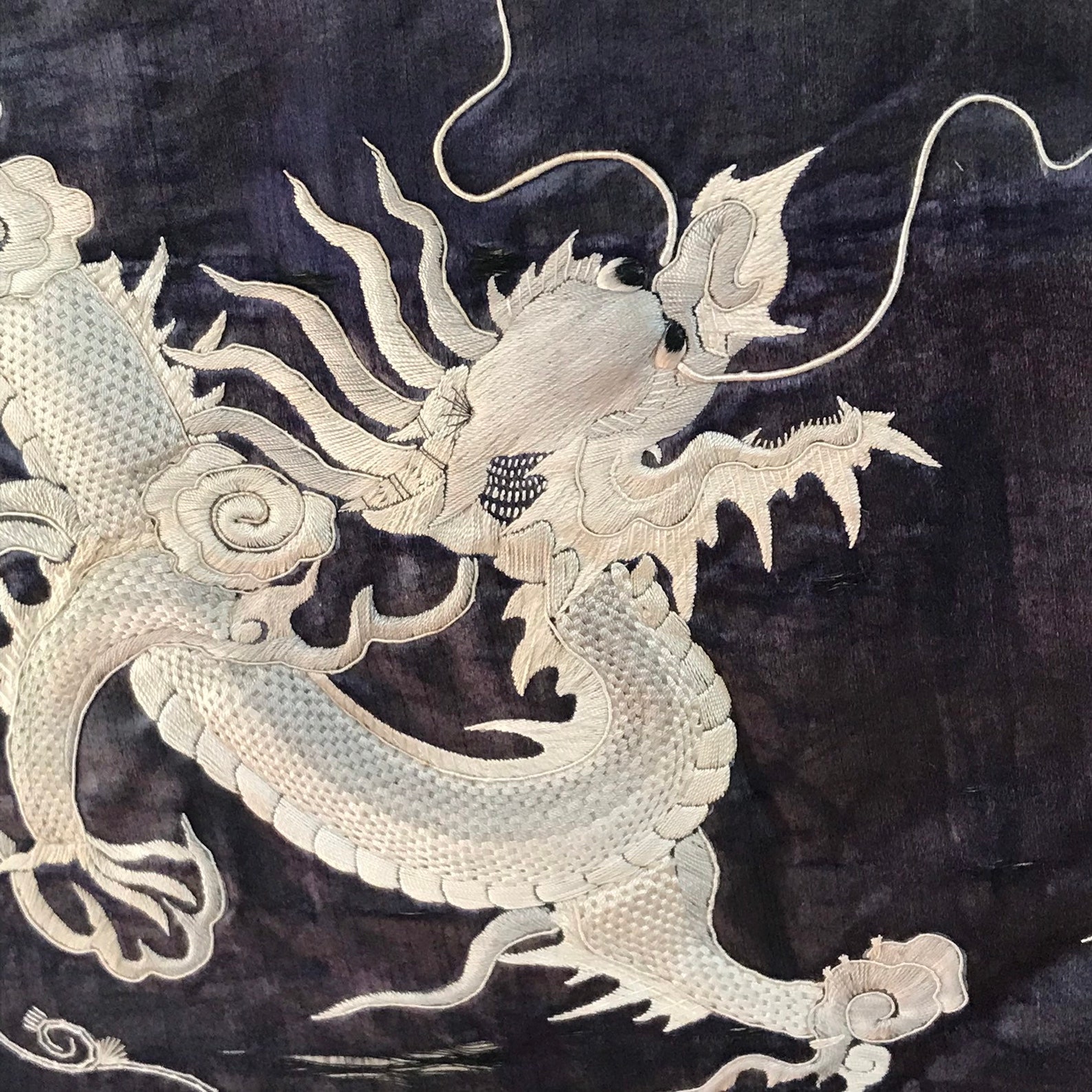 Japanese Wall Hanging Dragon Wall Art Silk Wall Hanging Etsy