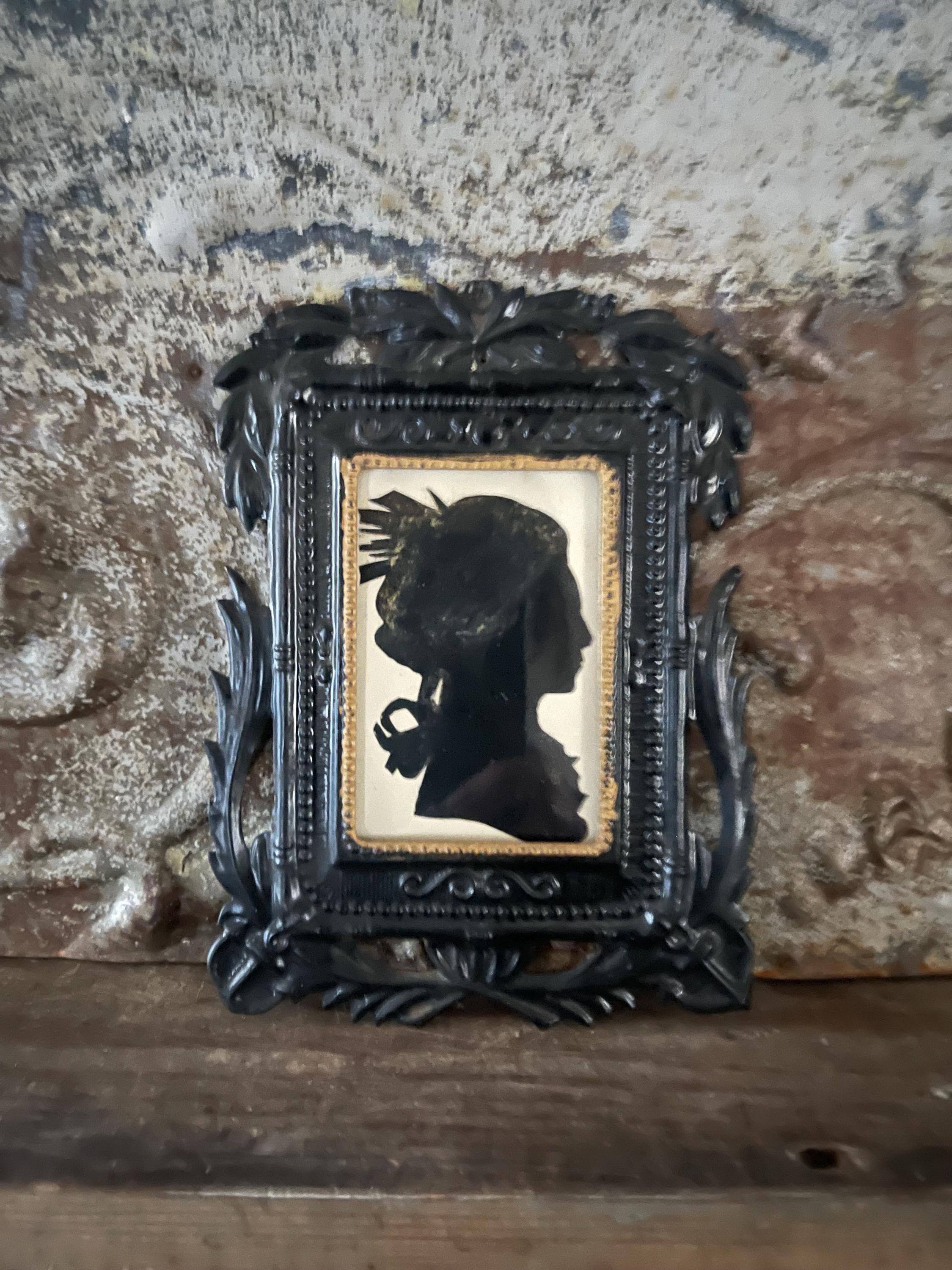 Antique Silhouettes 18th Century Portraits Collectable Interior Decor Vintage Home Decor Paper Cameo Portraits Ephemera