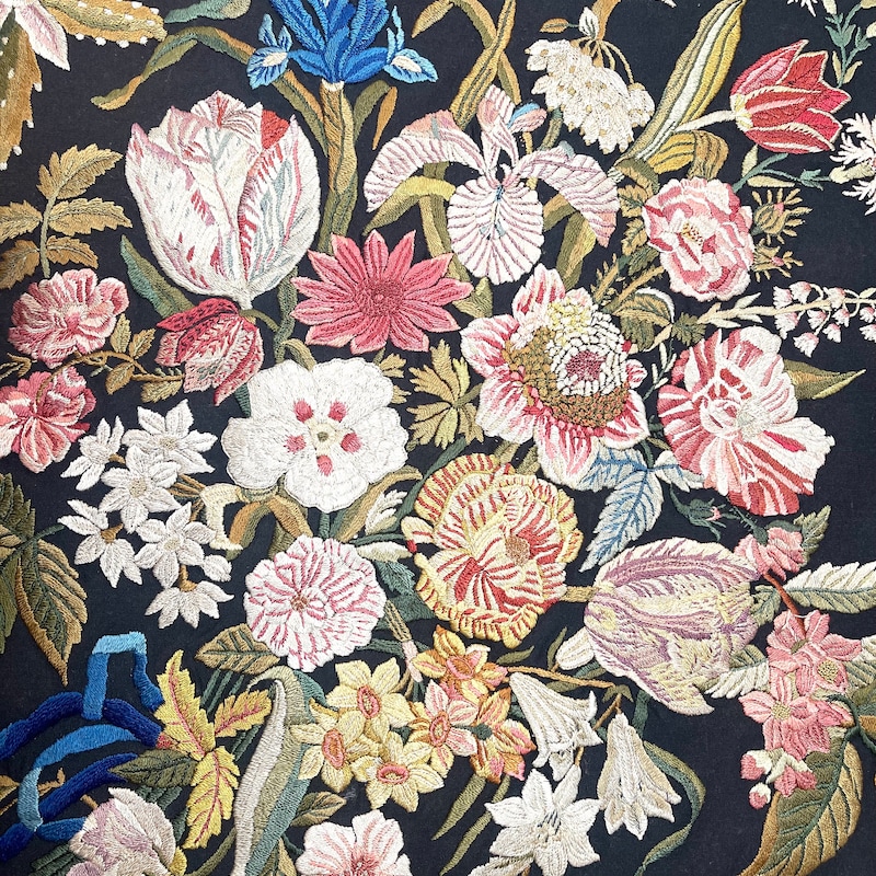 Embroidered Wall Art - Etsy - Textured Embroidered Wall Art Fabrics