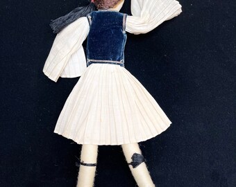 民族衣装人形 ギリシャ男性衣装人形 コレクター向け 民族衣装 衣装研究