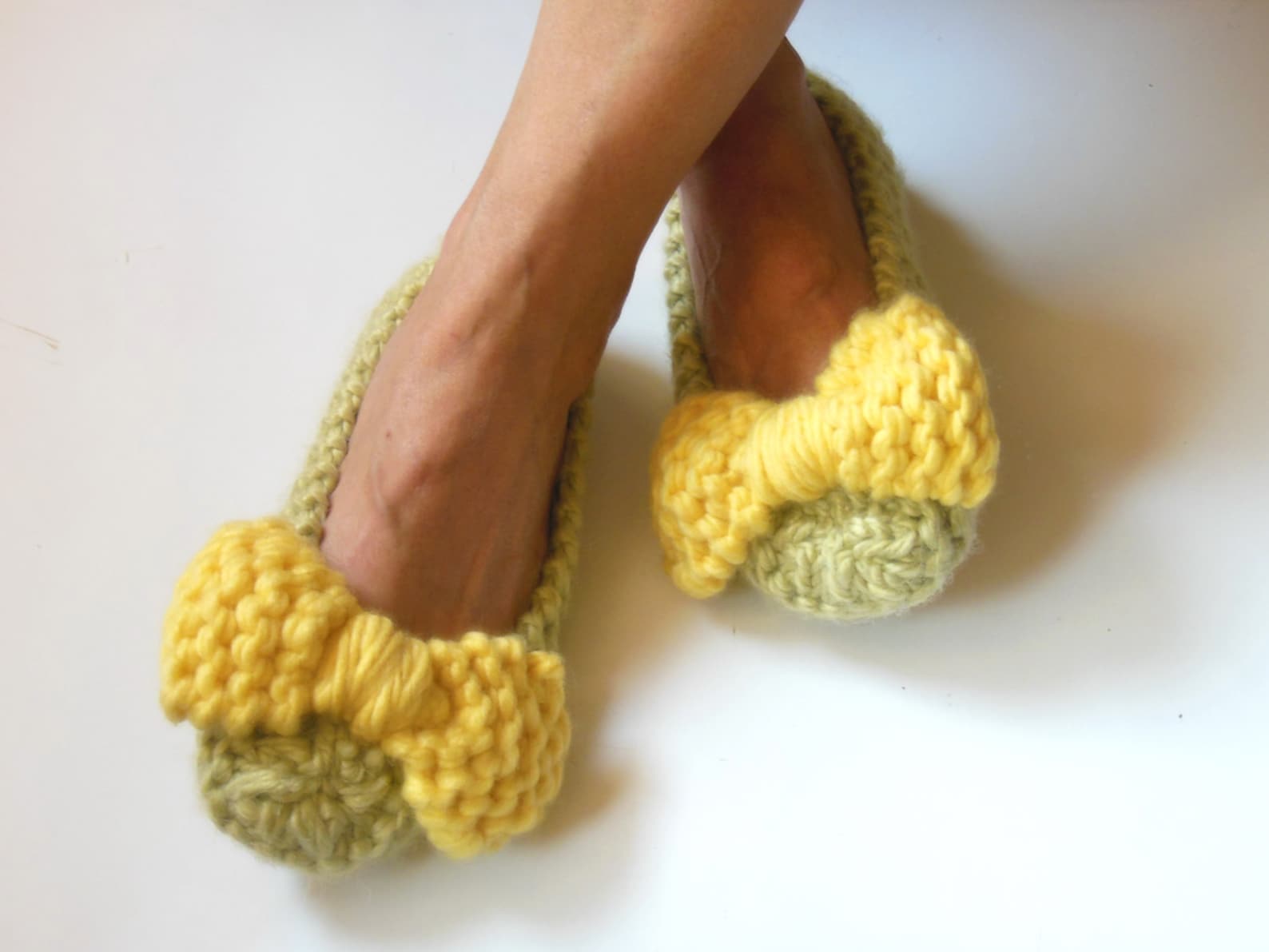 womens slippers, gift wrap, wool slippers, non slip, bow slippers, chunky slippers, wedding flats, home shoes, knitted, ballet f