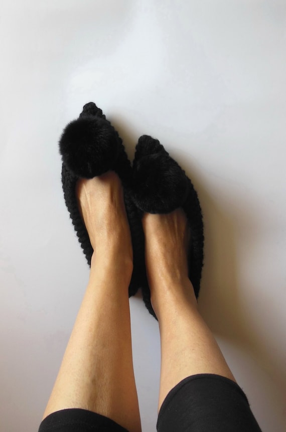 Ballet flats sale with pom poms