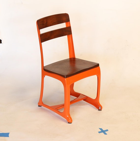 American Seating Company Wood And Metal Envoy 13 School Chair Etsy
