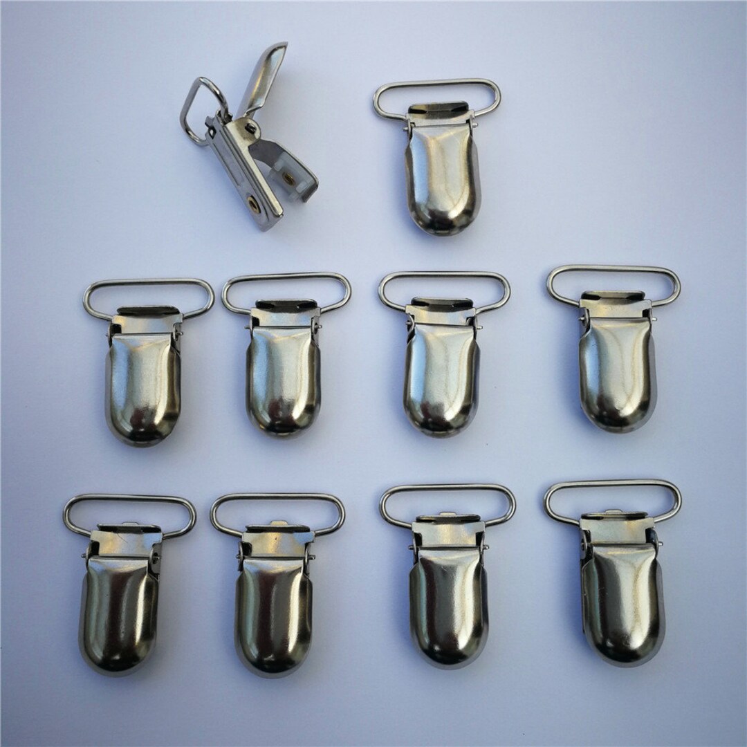 50pcs Metal Pacifier Clips 1 & 3/4 25 cm 20 Etsy Italia