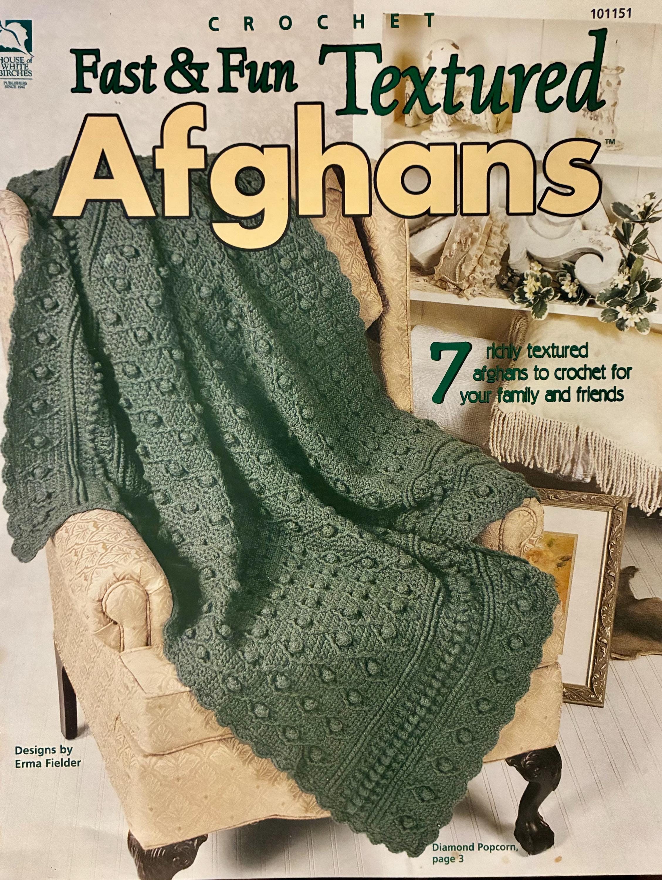 Fast Fun Fast & Fun Textured Afghans 7 Patterns - Etsy