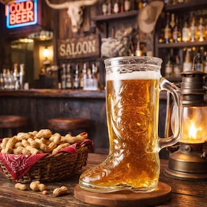 Vintage Libbey of Canada Cowboy Boot Mug