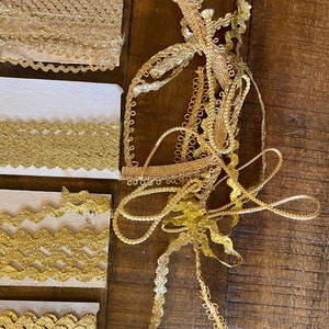 Beautiful, Gold, Silver and Colored Metallic Rick Rack. A Few Are ...
