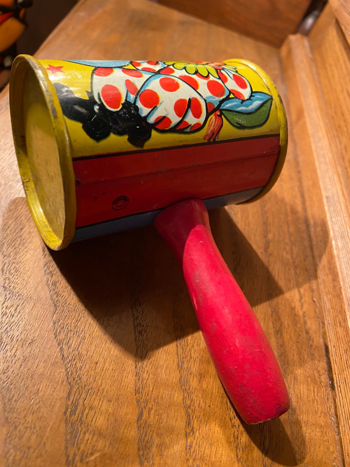 Vintage Tin Noise Maker Clowns Etsy