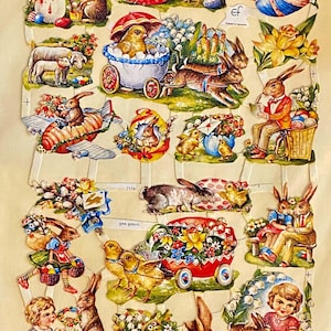 Vintage scrap Easter Rabbit Bunny Victorian