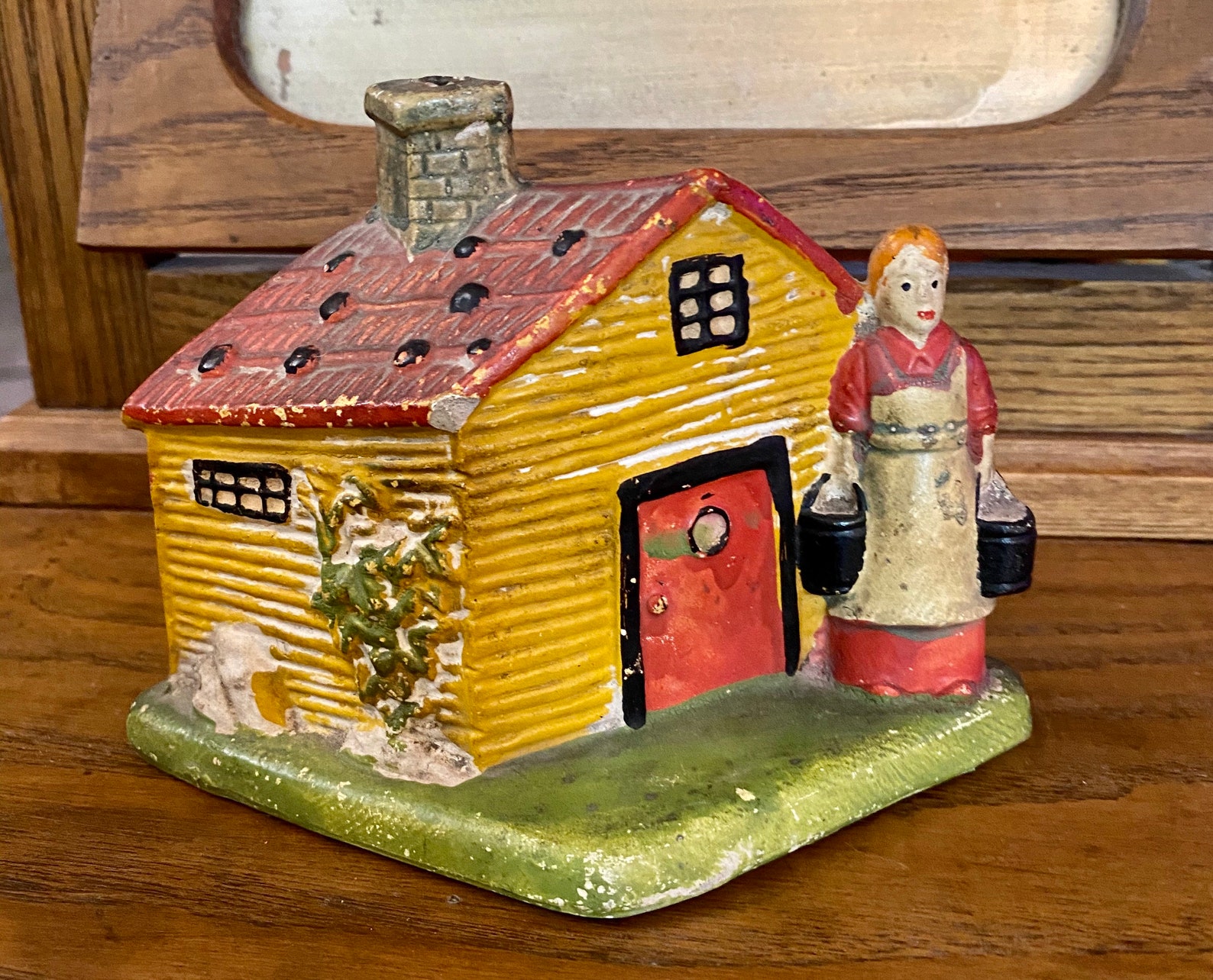 Antique Cottage Incense Burner Etsy