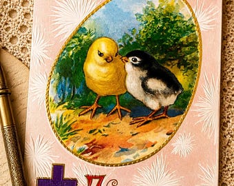 Beautiful Antique Postcard 1900’s Easter unposted