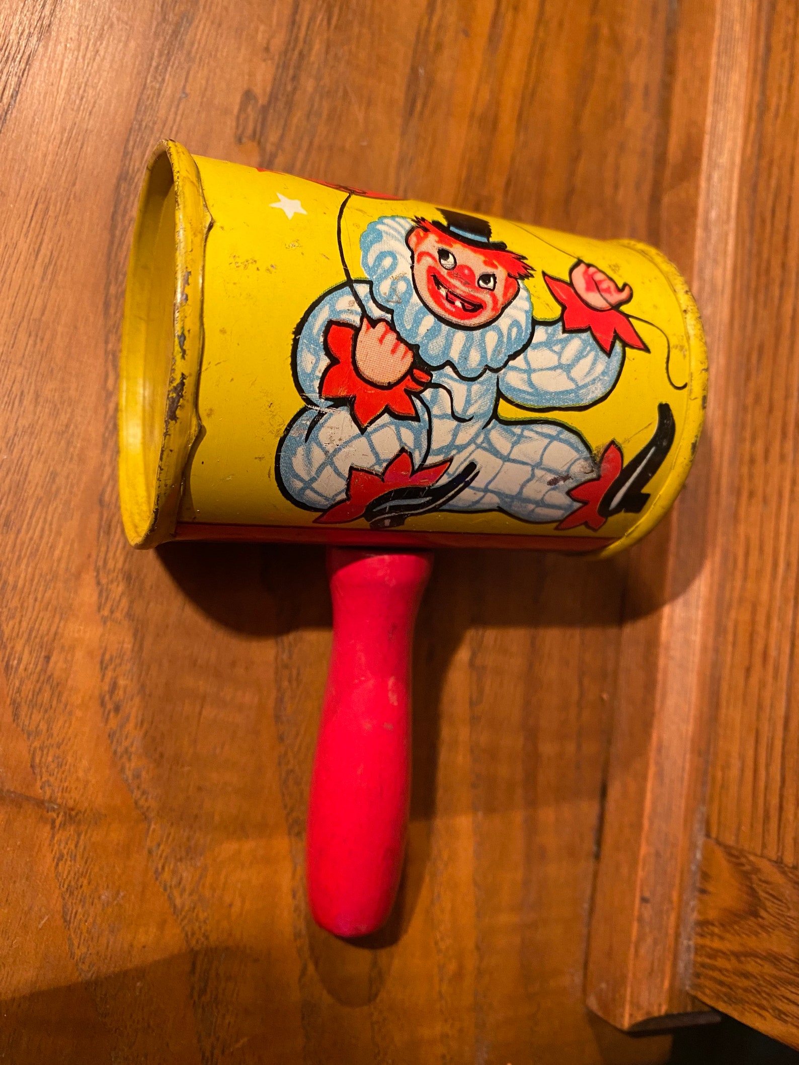Vintage Tin Noise Maker Clowns Etsy