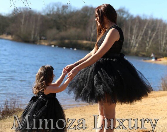 Mother Daughter Matching Dresses Adult tutu dress, Bridesmaid dress, Women tutu dress, Wedding dress, Hen party dress, Adult Princess dress