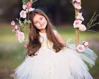 Abito da beach flower girl
